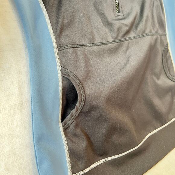 Bio Sweats Sauna Jacket Woman's SM (6-8) 1/2 Zip Long Sleeve w/ Kangaroo Pouch - Picture 5 of 13